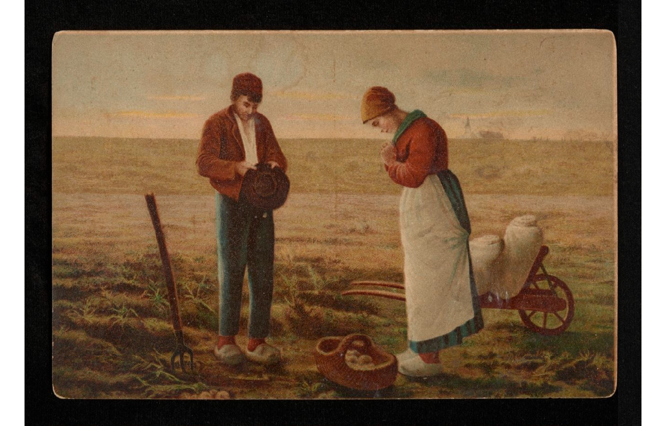 Dawne życie na wsi, czyli kopanie ziemniaków, Modlitwa podczas prac polowych